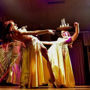 Professional belly dancers from Egypt