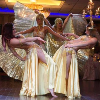 Dynamic Persian belly dance showcases