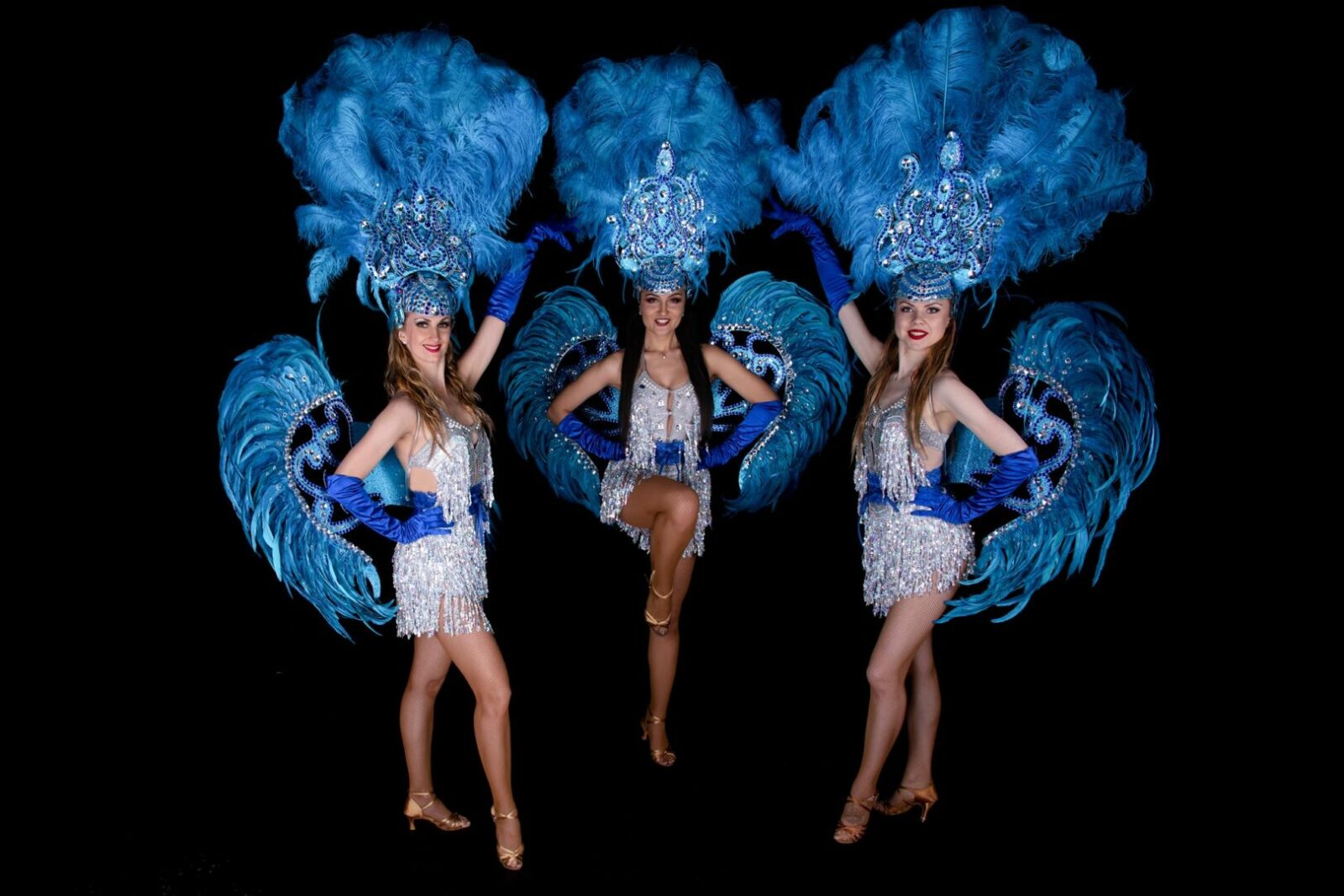 Burlesque Showgirl Dancer Costume, Lady Carmen - Las Vegas Show Girl -  Halloween Spirit