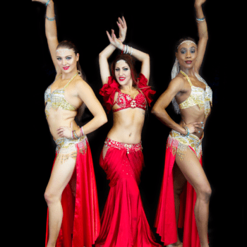 Event belly dancers