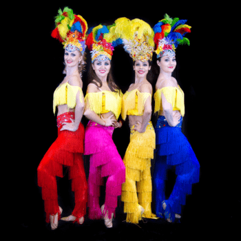 Professional Latin dance performers